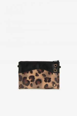 Accessories Taška Fred Perry Leopard Print Side Leopard | ECZHC90614