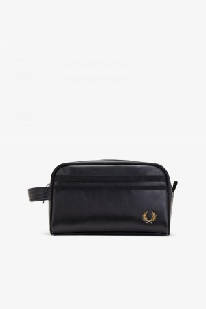 Accessories Taška Fred Perry Tonal Wash Černé | SCZNY97165