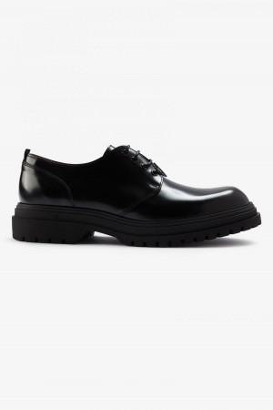 Dámské Obuv Fred Perry Derby Černé | CZICD73259