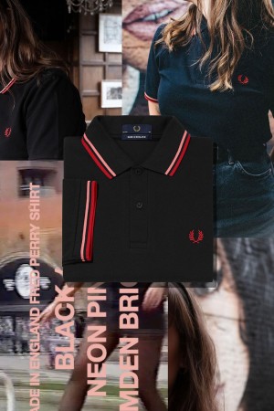 Pánské Fred Perry Shirt Fred Perry M12 Černé Koralove | XCZGW29826