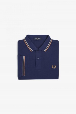 Pánské Fred Perry Shirt Fred Perry M3600 Tmavě Blankyt Světle | CZICD19396