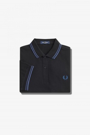 Pánské Fred Perry Shirt Fred Perry M3600 Černé Blankyt Blankyt | CZJZR48089