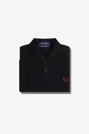 Pánské Fred Perry Shirt Fred Perry M3 Černé Hnědé | XCZGW24383