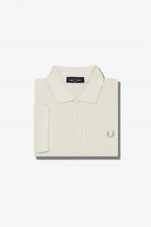 Pánské Fred Perry Shirt Fred Perry M6000 Ecru / Limestone | UCZND22992