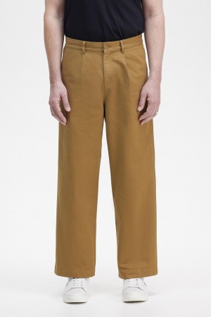 Pánské Kalhoty Fred Perry Rovný Leg Trousers Shaded Stone | LCZSX92451