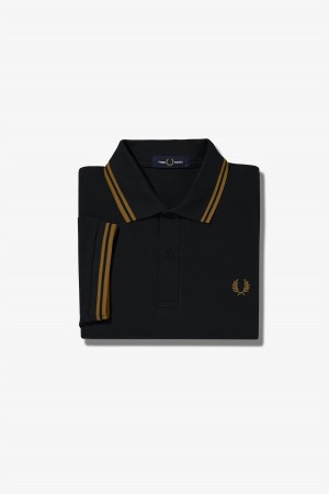 Pánské Polo Triko Fred Perry M3600 Černé | FCZHY49632