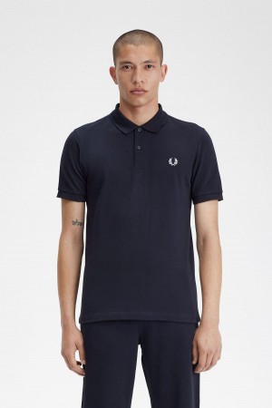 Pánské Polo Triko Fred Perry M3 Tmavě Blankyt | QCZUV84144