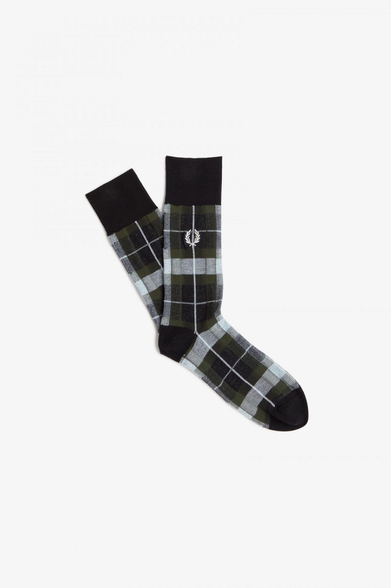 Accessories Ponožky Fred Perry Tartan Světle Bílé | TCZPQ34937