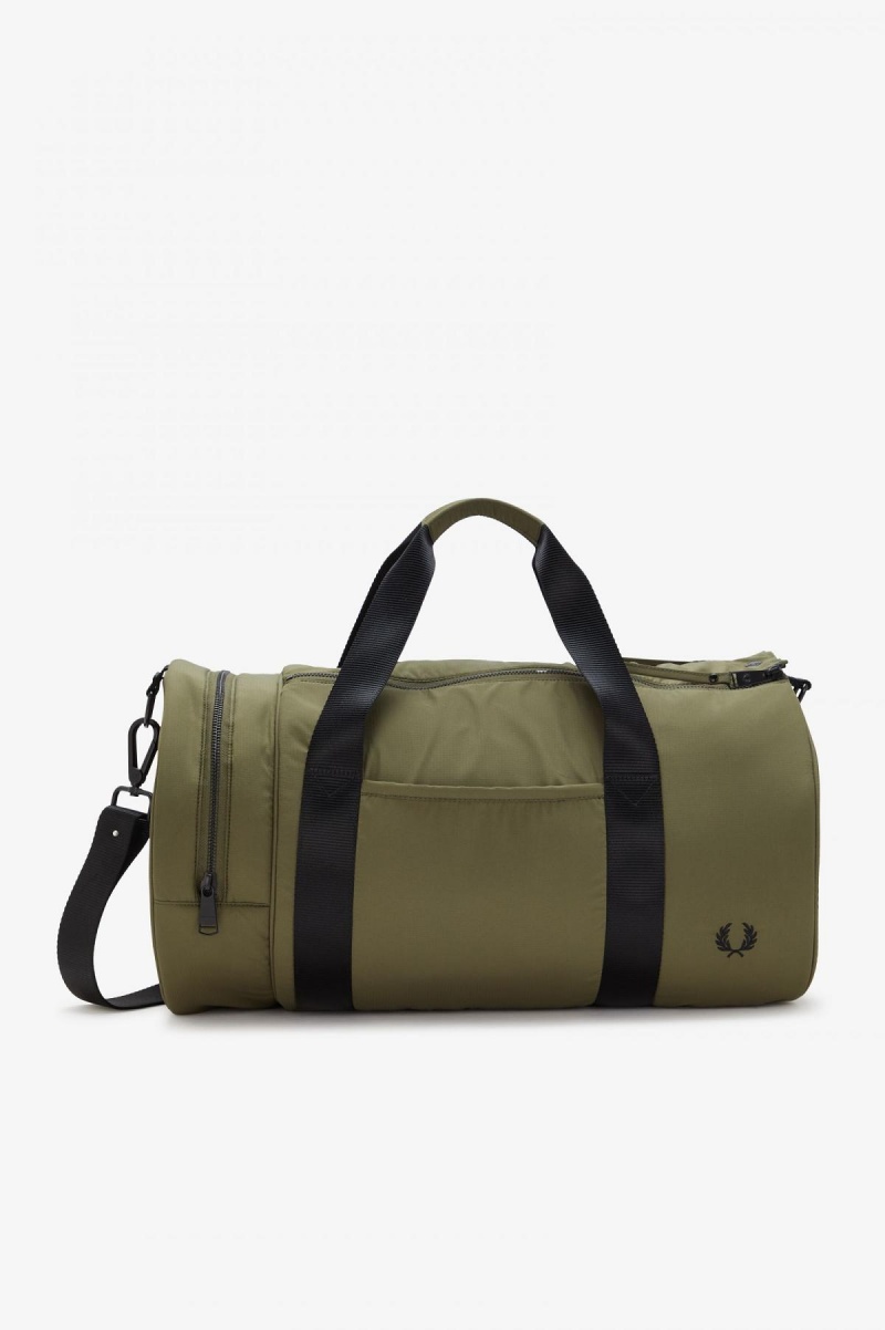 Accessories Taška Fred Perry Ripstop Barrel Zelene | BCZSD71497