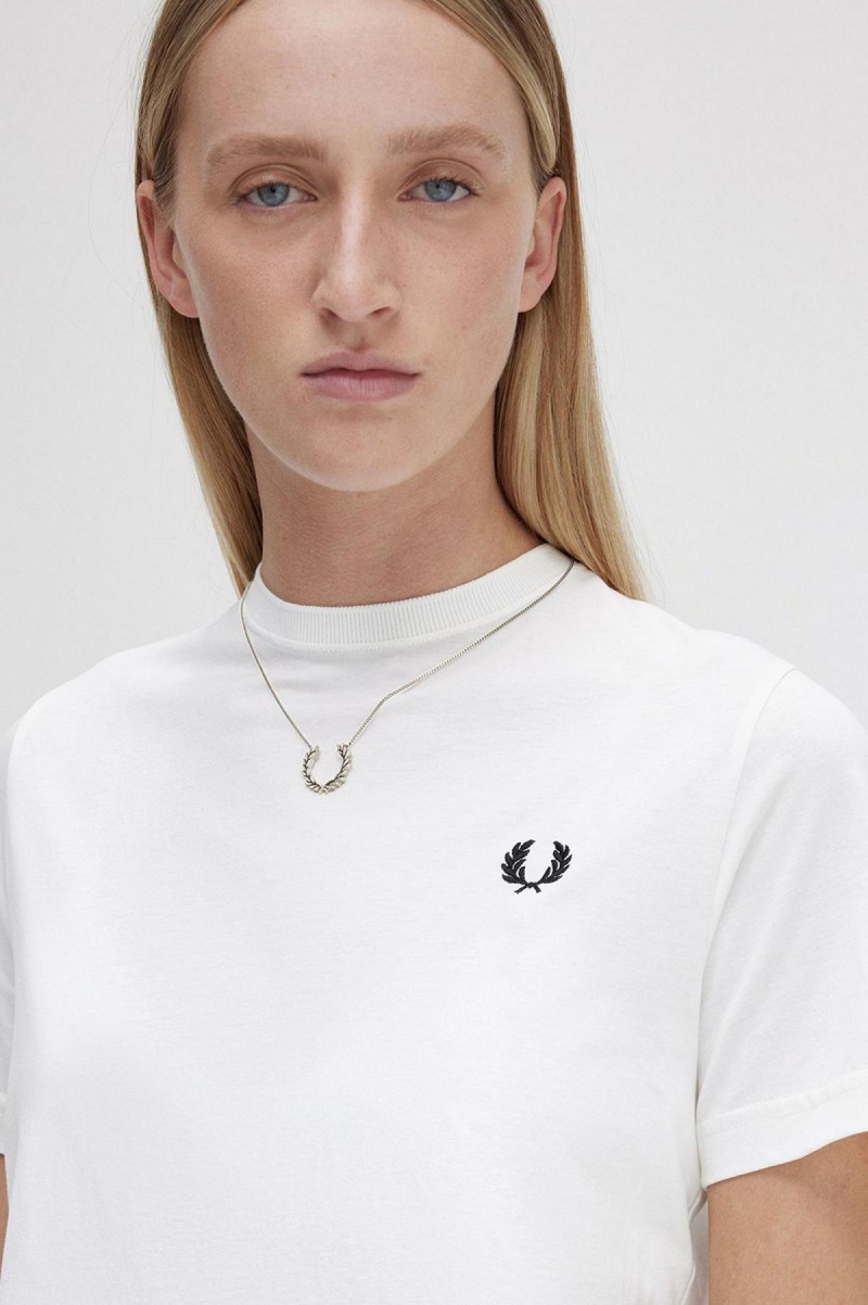 Accessories Šperky Fred Perry Laurel Wreath Necklace Stříbrné | FCZUI99416