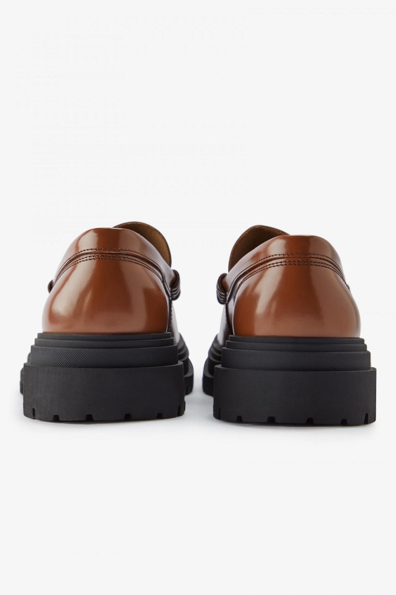 Dámské Obuv Fred Perry Læder Loafer Tan | CZJKU85501