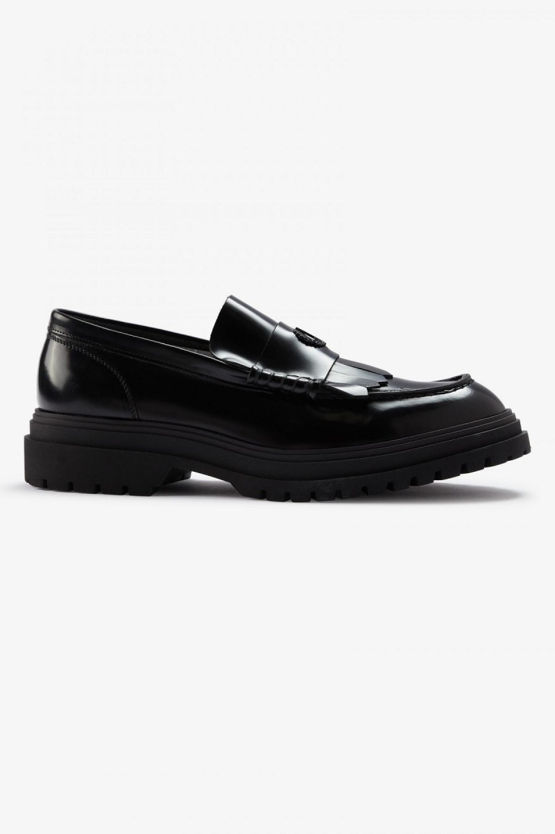 Dámské Obuv Fred Perry Loafer Černé | ACZWC69004