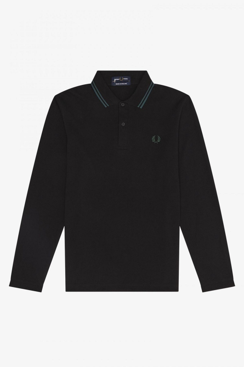 Pánské Fred Perry Shirt Fred Perry M1212 Černé Blankyt Blankyt | ZCZMJ21966