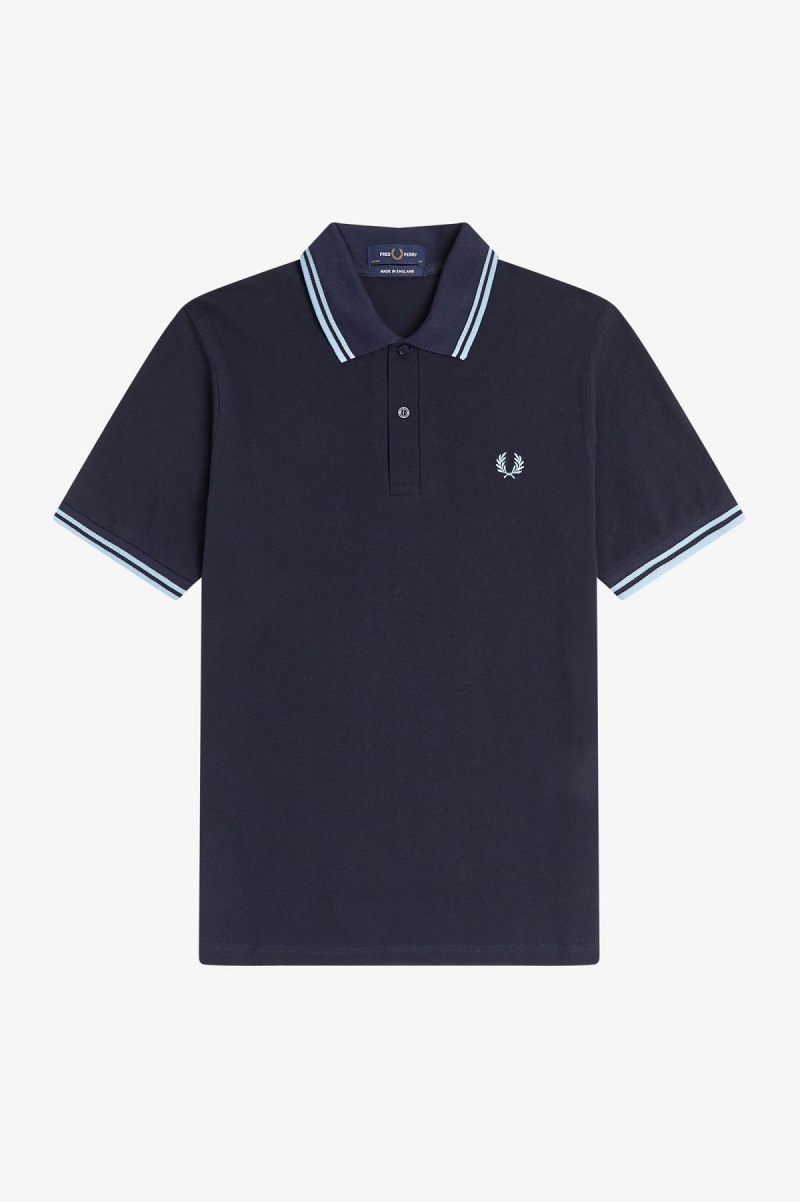 Pánské Fred Perry Shirt Fred Perry M12 Tmavě Blankyt | SCZVO41964