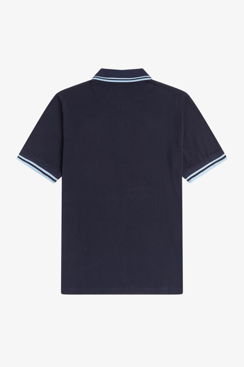 Pánské Fred Perry Shirt Fred Perry M12 Tmavě Blankyt | SCZVO41964