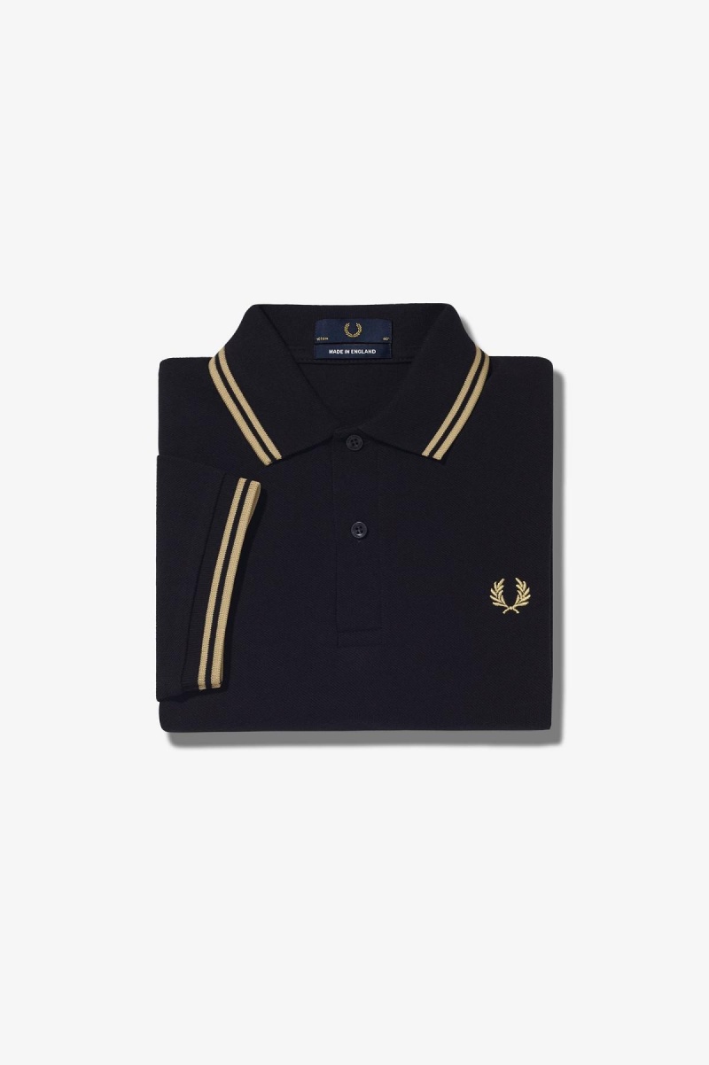 Pánské Fred Perry Shirt Fred Perry M12 Černé | UCZND67031