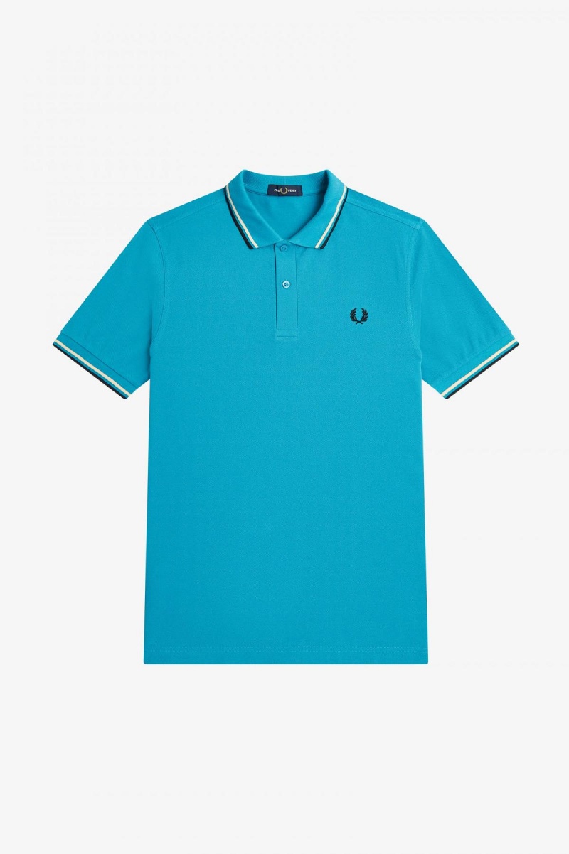 Pánské Fred Perry Shirt Fred Perry M3600 Blankyt Krém Černé | CZJKU33252