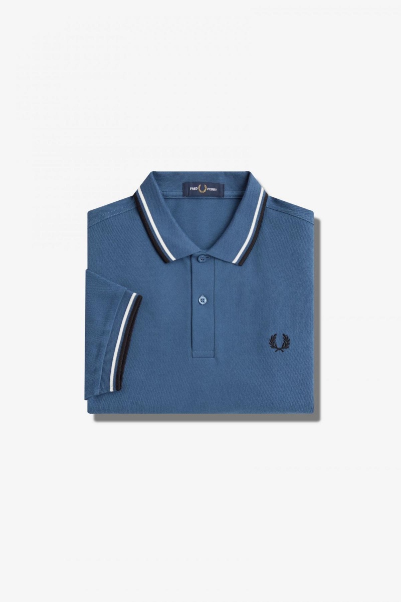 Pánské Fred Perry Shirt Fred Perry M3600 Blankyt Bílé Černé | XCZBH51999