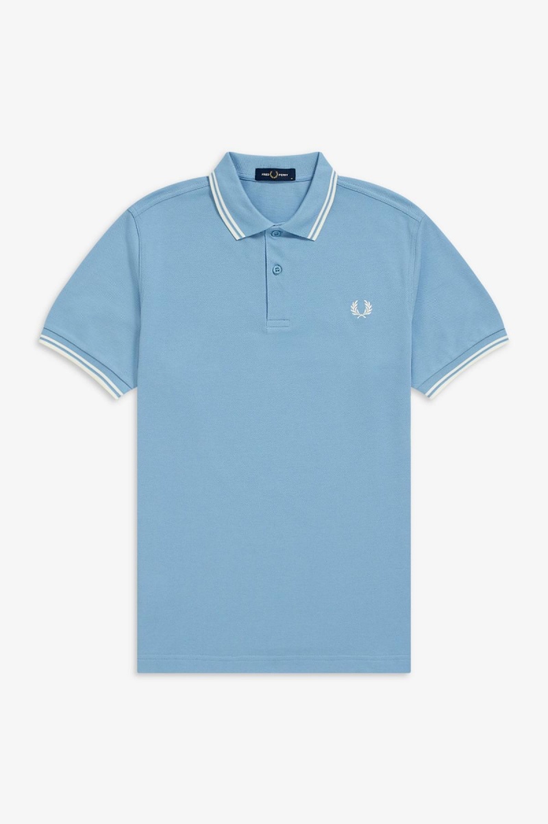 Pánské Fred Perry Shirt Fred Perry M3600 Blankyt Bílé Bílé | CZXMI68111