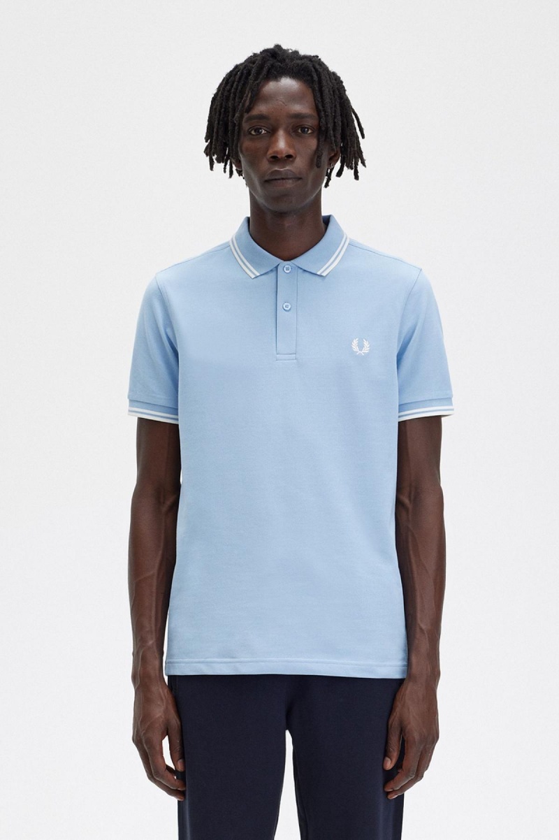 Pánské Fred Perry Shirt Fred Perry M3600 Blankyt Bílé Bílé | CZXMI68111