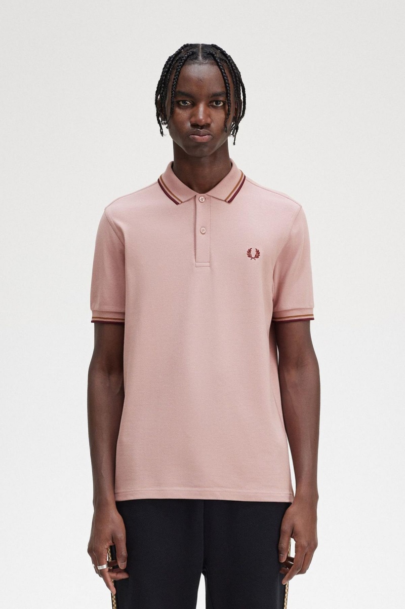 Pánské Fred Perry Shirt Fred Perry M3600 Růžové Růžové | ECZHC61013