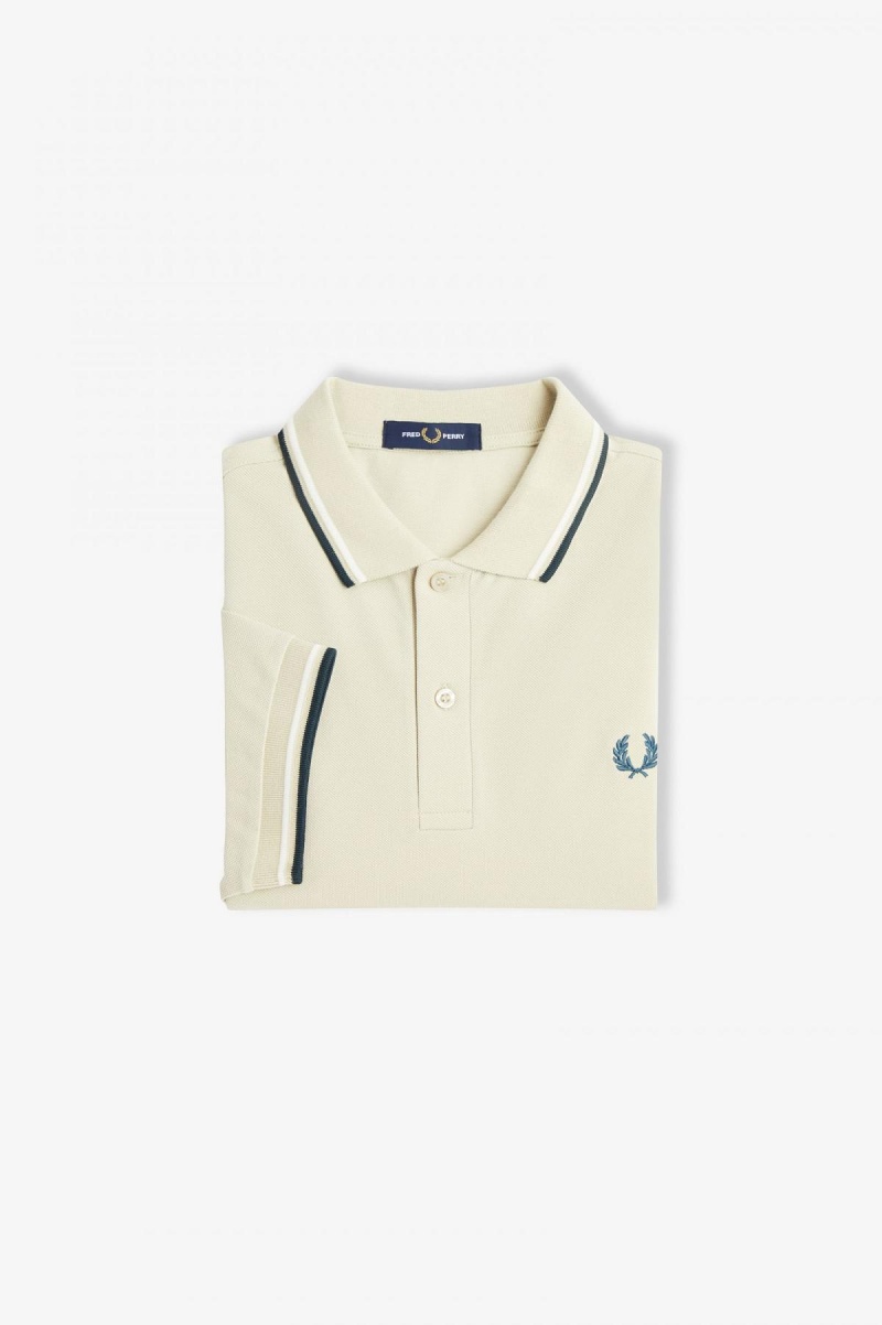 Pánské Fred Perry Shirt Fred Perry M3600 Světle Bílé Blankyt | LCZSX59050