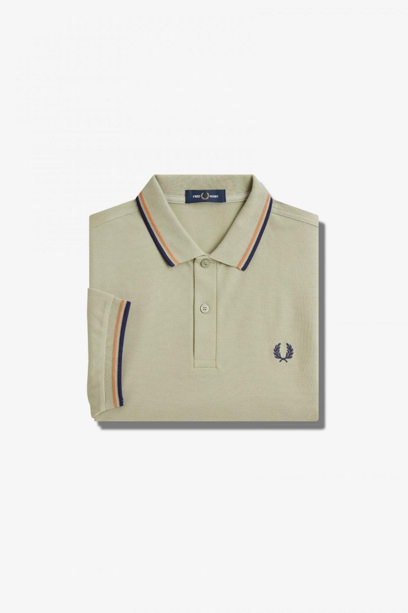 Pánské Fred Perry Shirt Fred Perry M3600 Světle Tmavě Blankyt | GCZEC81548