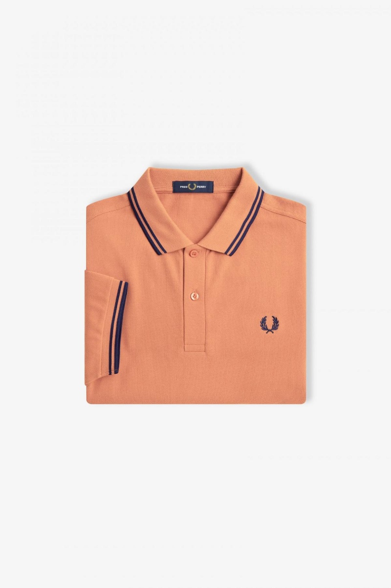 Pánské Fred Perry Shirt Fred Perry M3600 Světle Tmavě Blankyt Tmavě Blankyt | CZQAV69395