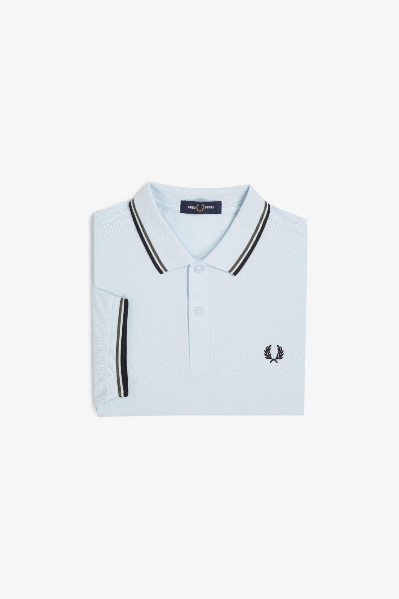 Pánské Fred Perry Shirt Fred Perry M3600 Světle Zelene Černé | YCZVQ19877