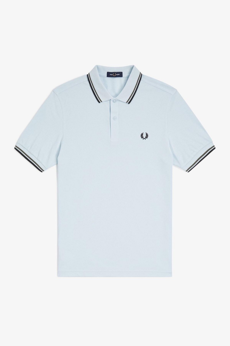 Pánské Fred Perry Shirt Fred Perry M3600 Světle Zelene Černé | YCZVQ19877