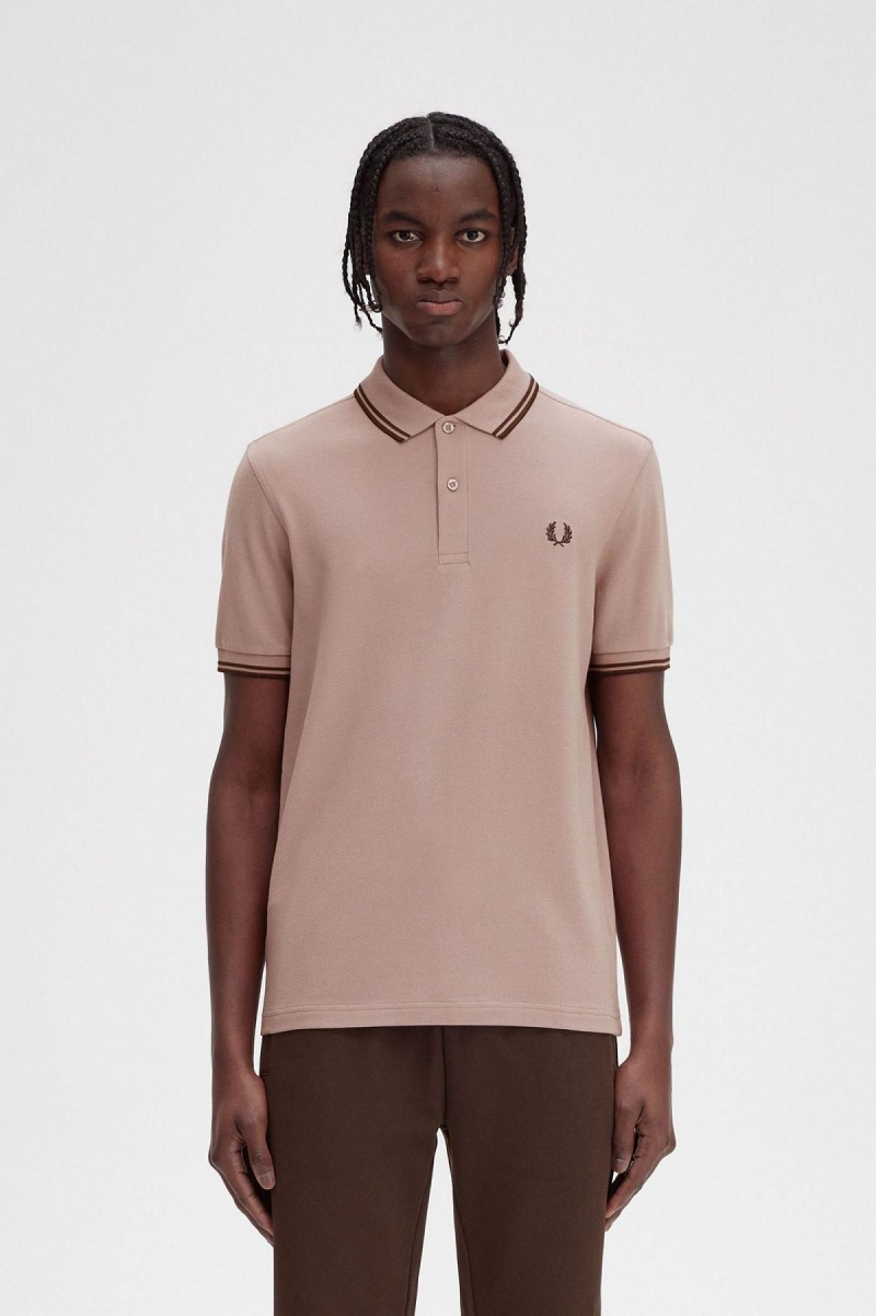 Pánské Fred Perry Shirt Fred Perry M3600 Tmavě Růžové | BCZSD27993