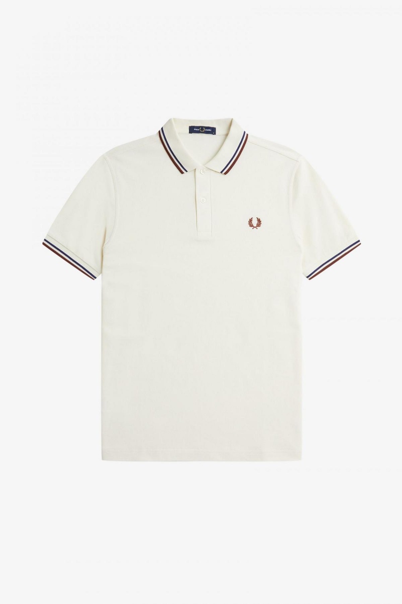 Pánské Fred Perry Shirt Fred Perry M3600 Tmavě Blankyt Hnědé | MCZHR36365