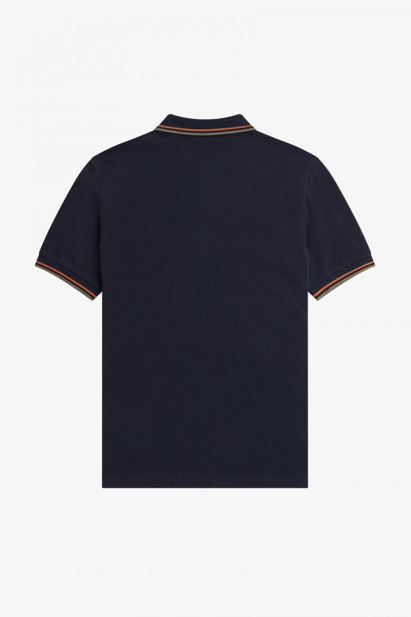 Pánské Fred Perry Shirt Fred Perry M3600 Tmavě Blankyt Zelene | BCZSD32159