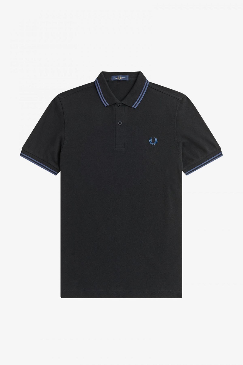 Pánské Fred Perry Shirt Fred Perry M3600 Černé Blankyt Blankyt | CZJZR48089