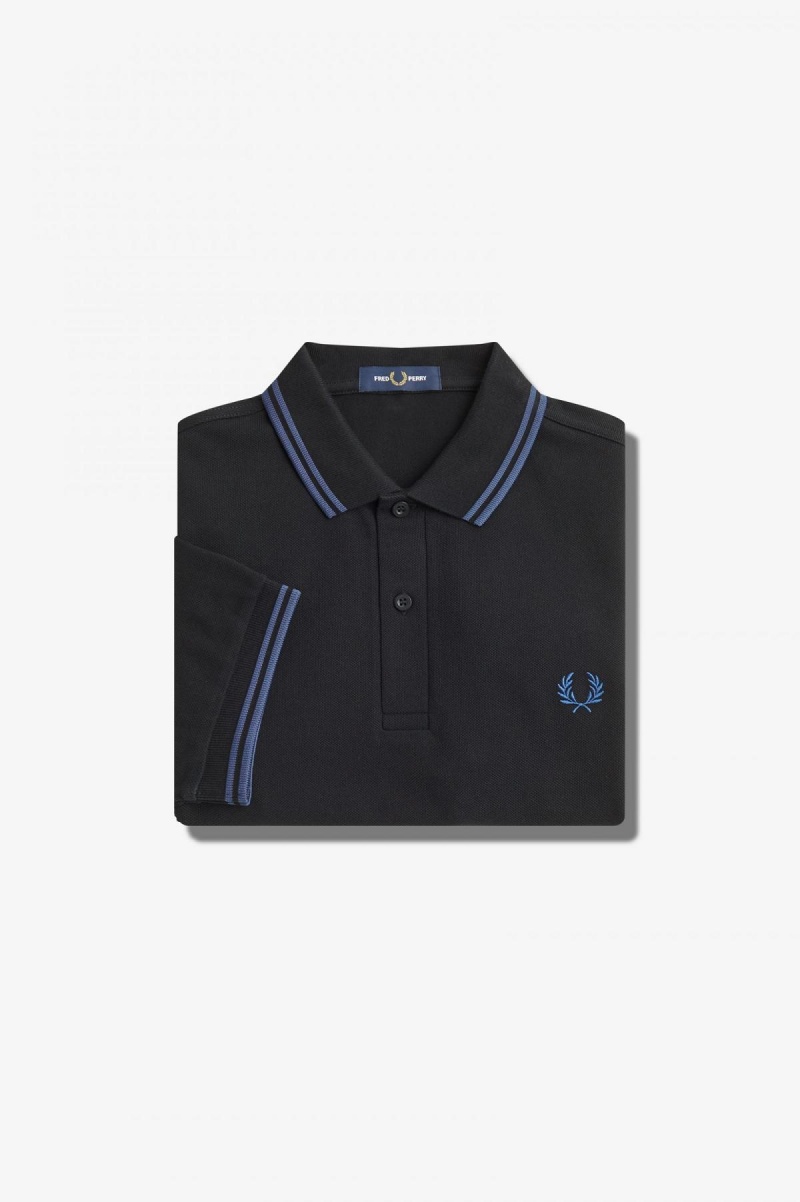 Pánské Fred Perry Shirt Fred Perry M3600 Černé Blankyt Blankyt | CZJZR48089