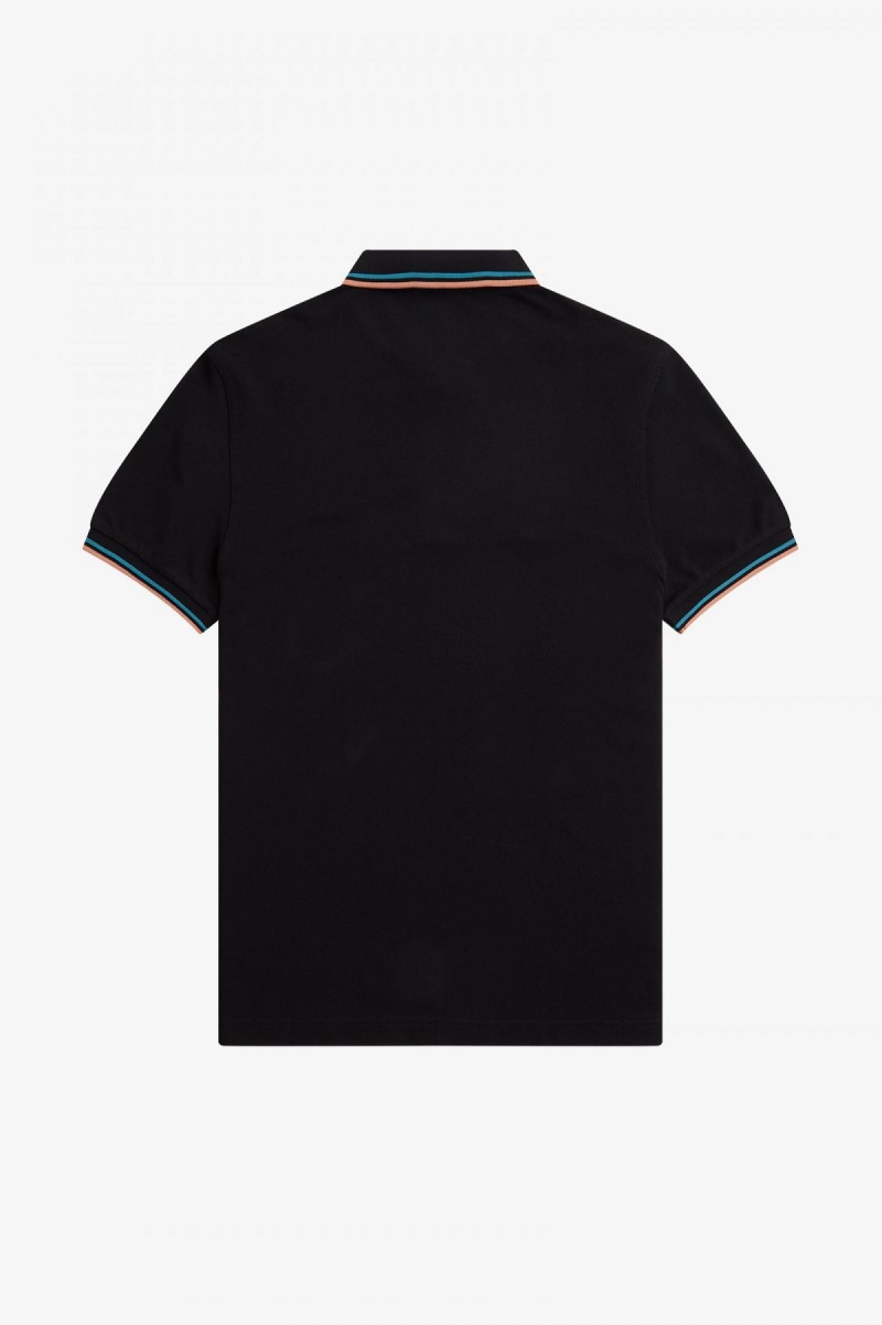 Pánské Fred Perry Shirt Fred Perry M3600 Černé Blankyt Světle | CZIIZ47666