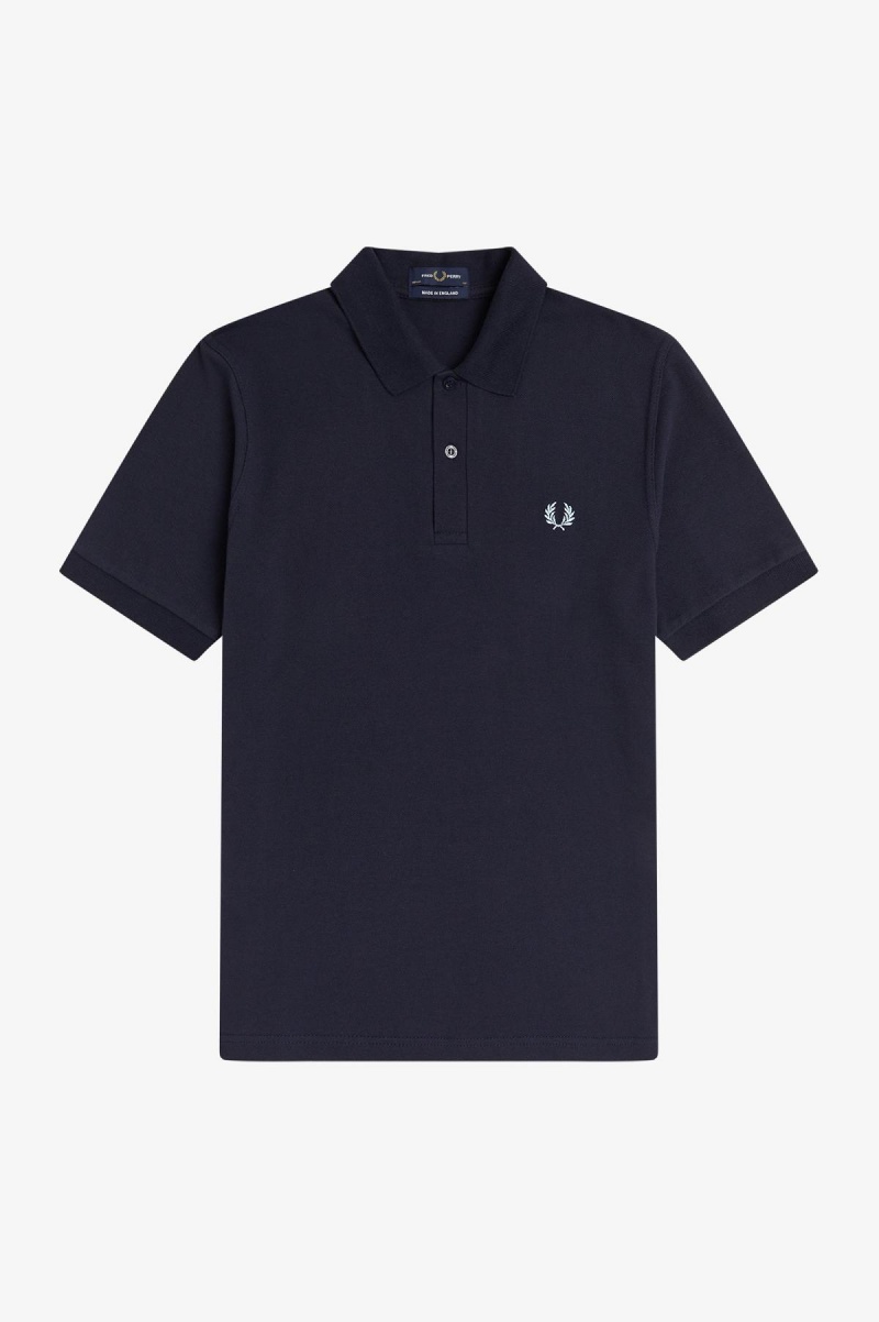 Pánské Fred Perry Shirt Fred Perry M3 Tmavě Blankyt | CZZDE30628