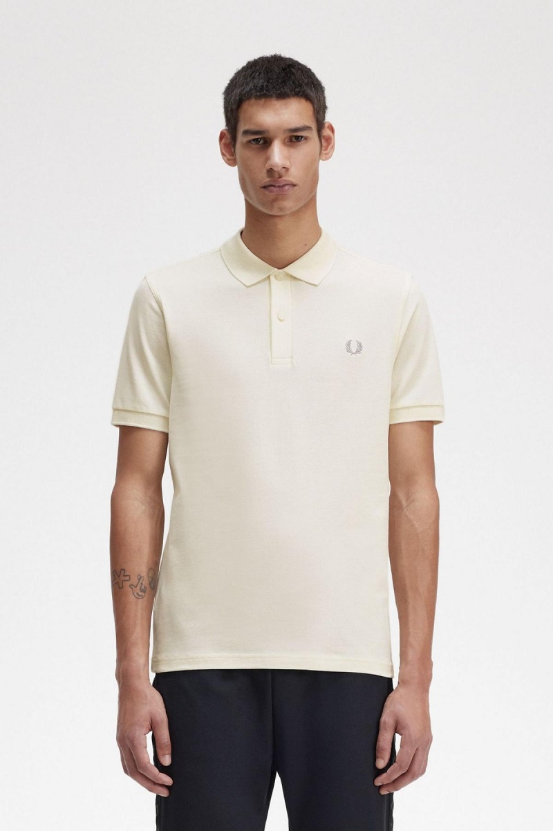 Pánské Fred Perry Shirt Fred Perry M6000 Ecru / Limestone | UCZND22992