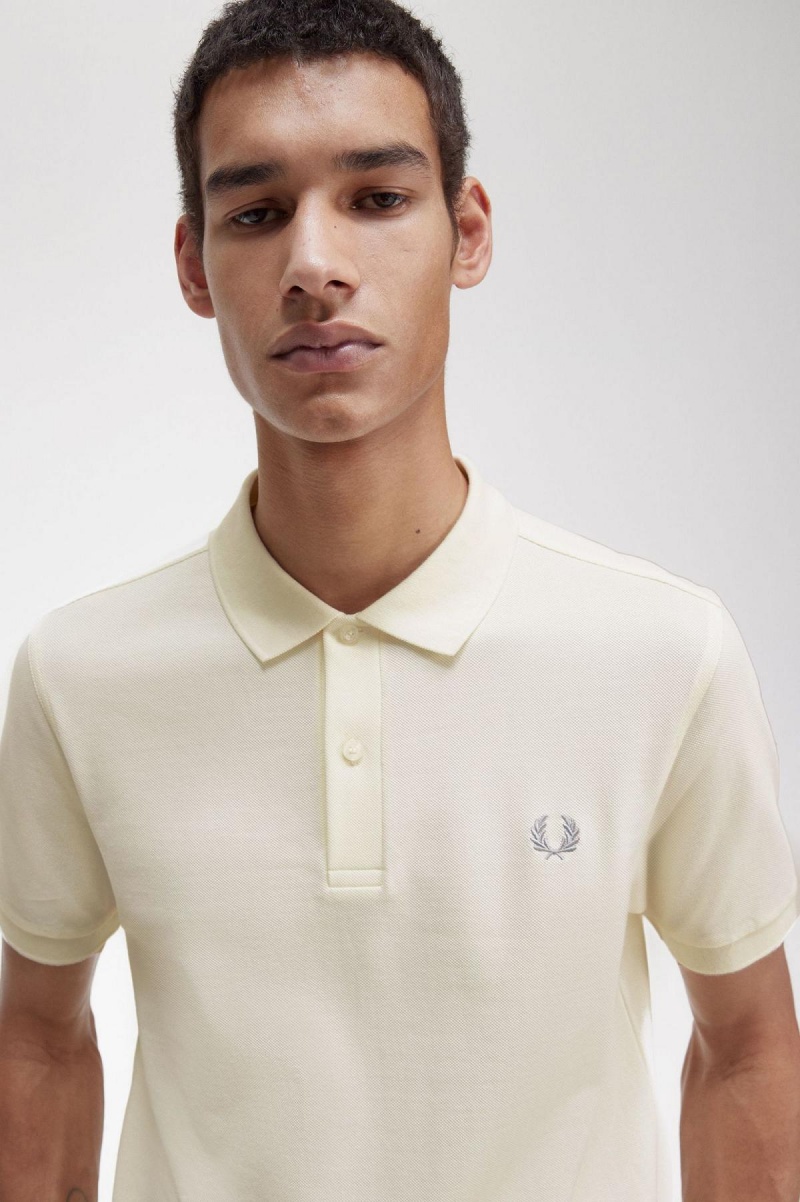 Pánské Fred Perry Shirt Fred Perry M6000 Ecru / Limestone | UCZND22992