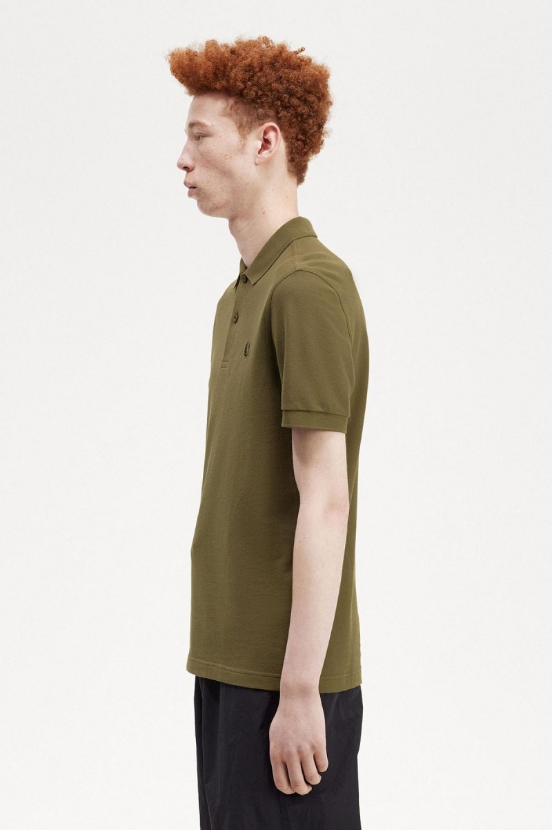 Pánské Fred Perry Shirt Fred Perry M6000 Zelene Černé | SCZNY78458