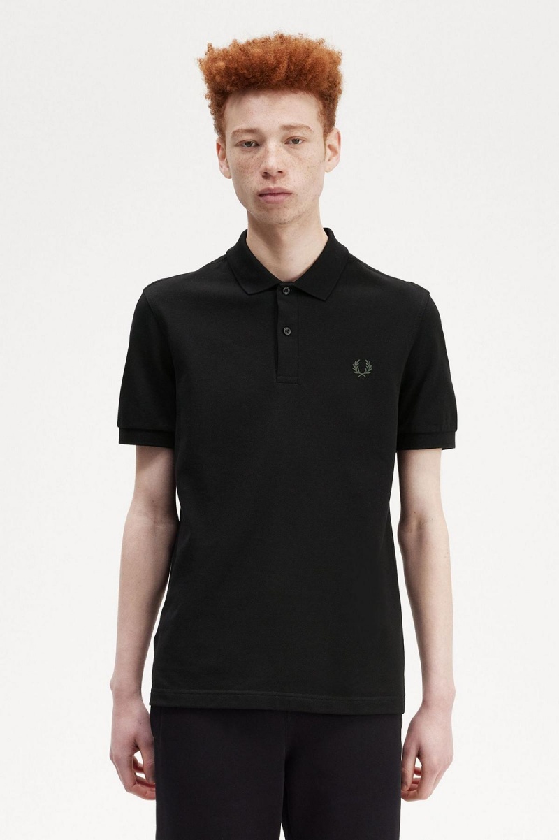 Pánské Fred Perry Shirt Fred Perry M6000 Černé Zelene | ACZDF87051