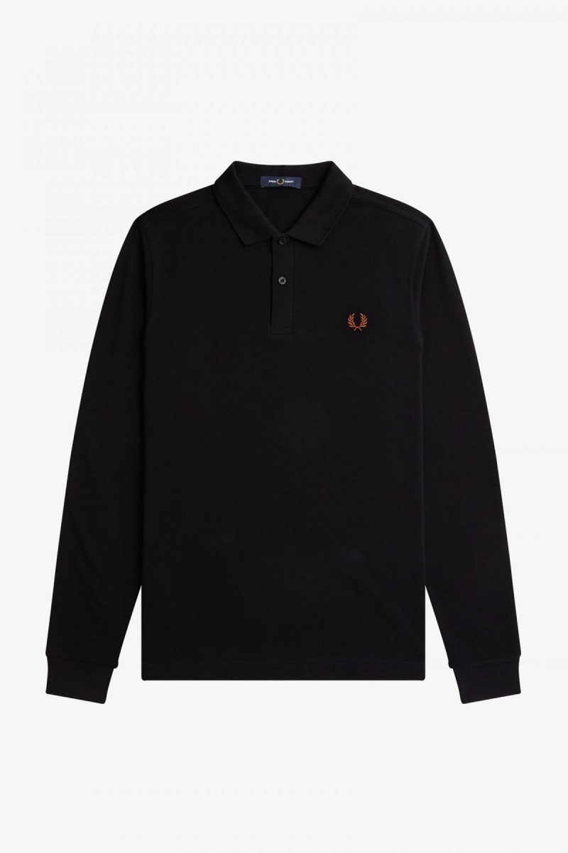 Pánské Fred Perry Shirt Fred Perry M6006 Černé Hnědé | PCZQX48858