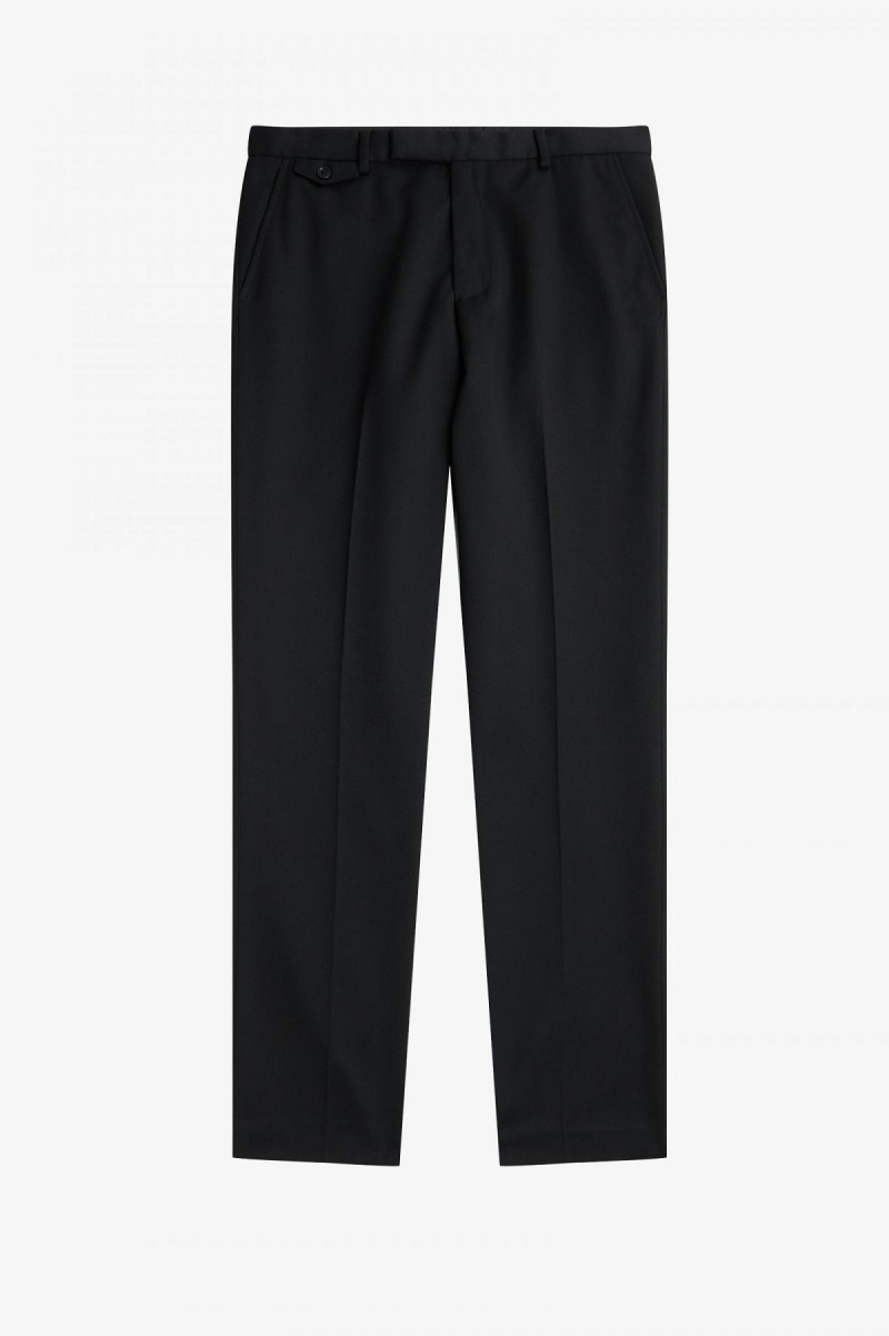 Pánské Kalhoty Fred Perry Archive Tailored Trousers Černé | CZEAH12935