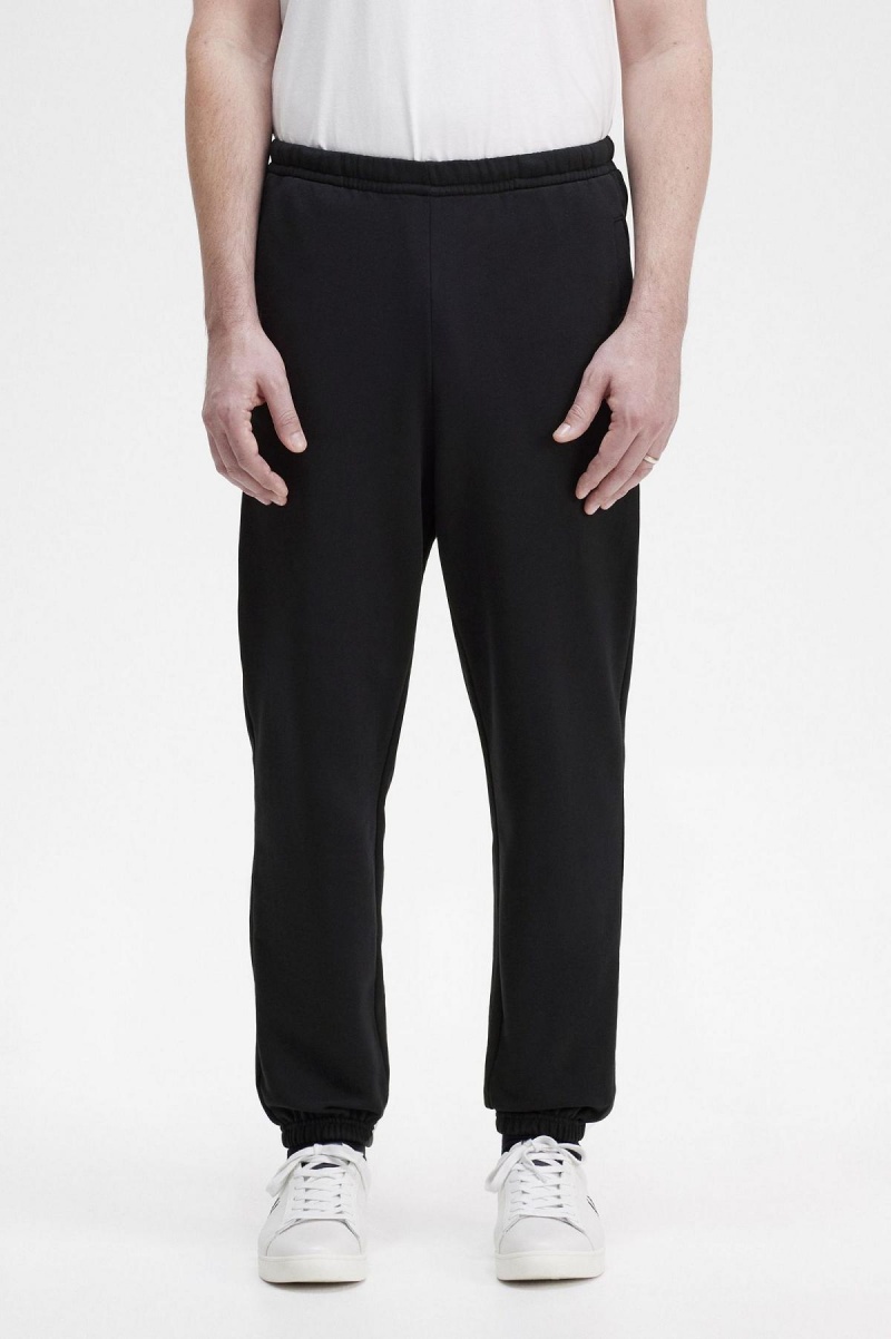 Pánské Kalhoty Fred Perry Badge Detail Track Pants Černé | CZZPD84256