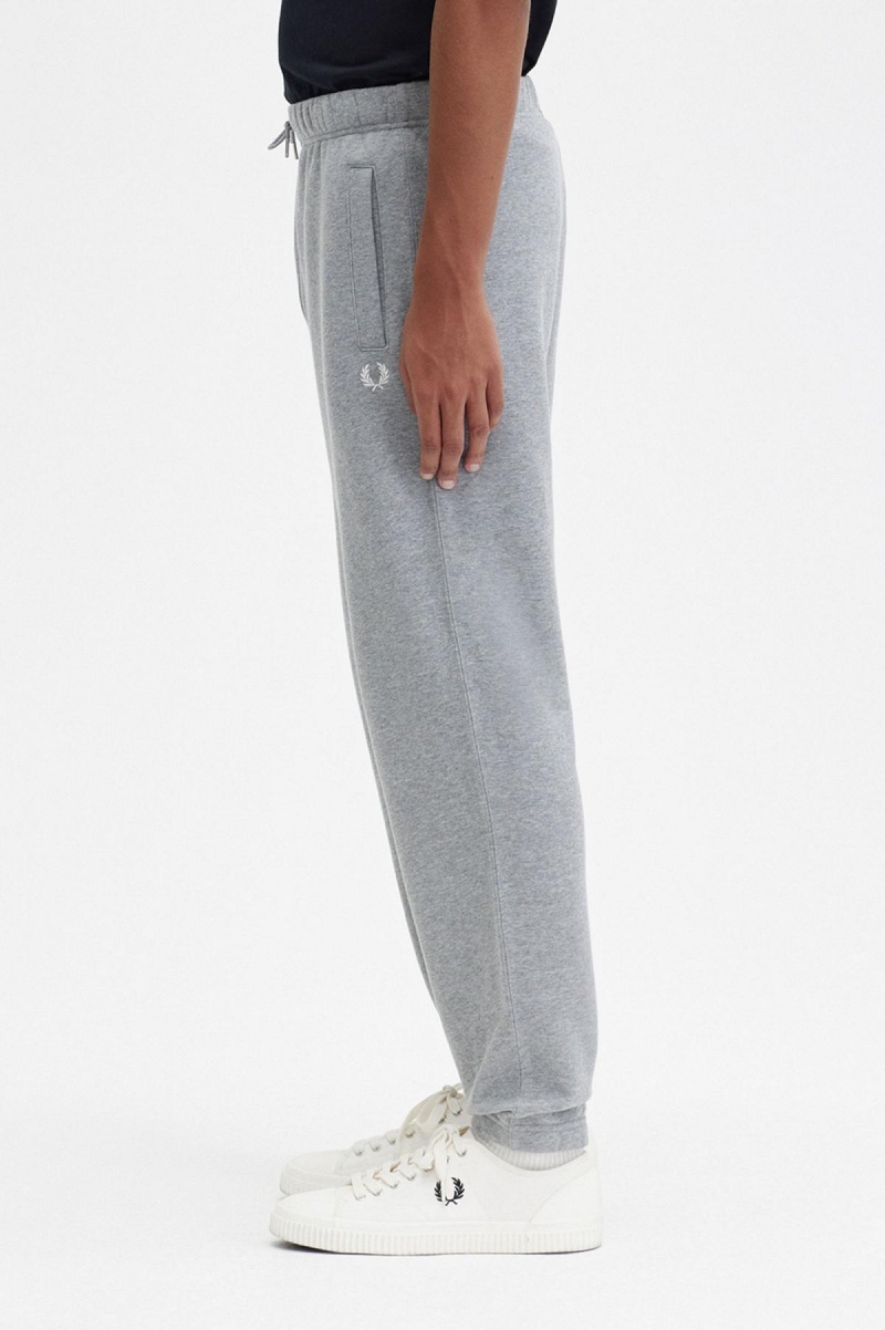 Pánské Kalhoty Fred Perry Loopback Sweat Pant Steel Marl | CZCIF74820