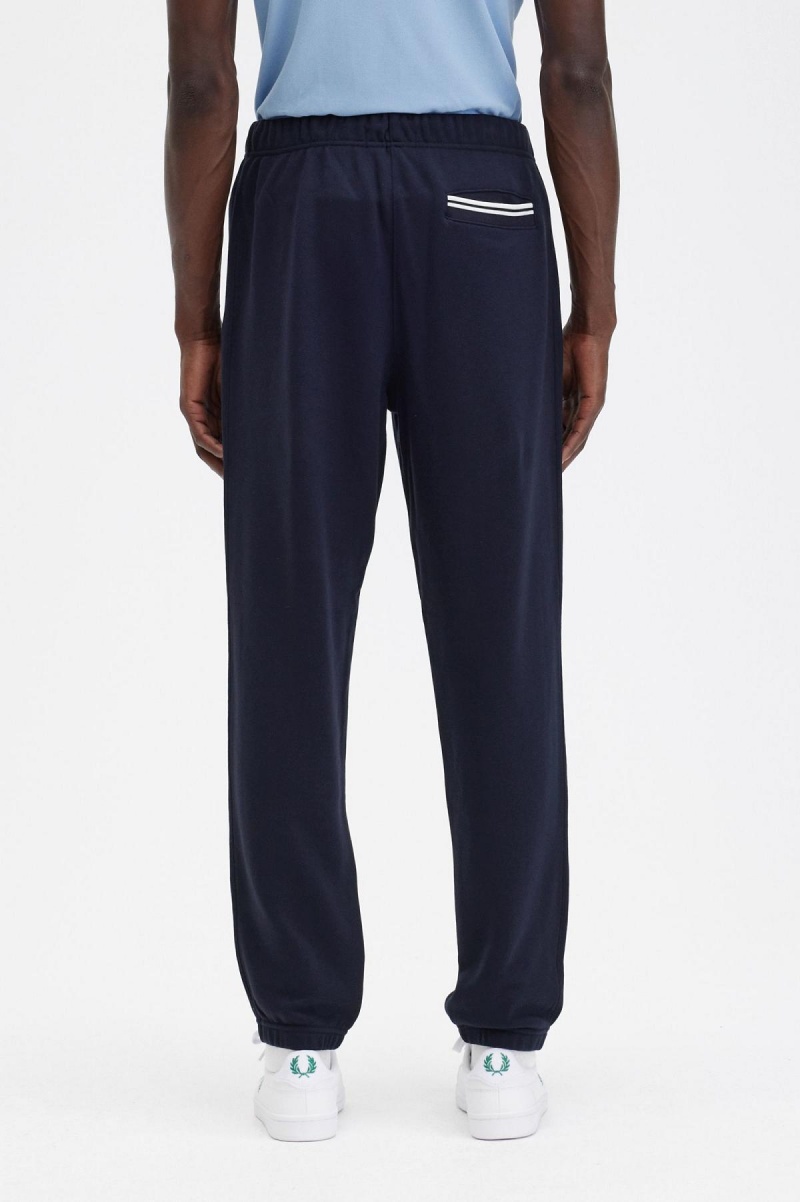 Pánské Kalhoty Fred Perry Loopback Sweatpant Tmavě Blankyt | QCZWA28769