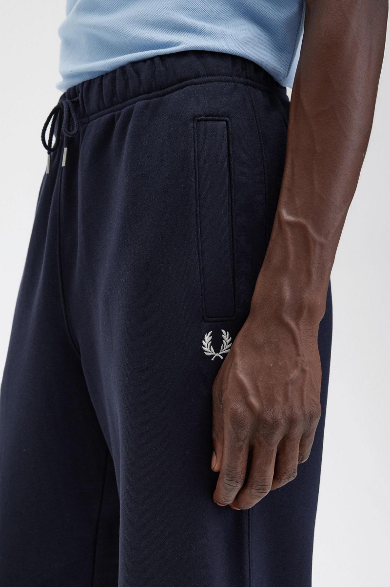 Pánské Kalhoty Fred Perry Loopback Sweatpant Tmavě Blankyt | QCZWA28769