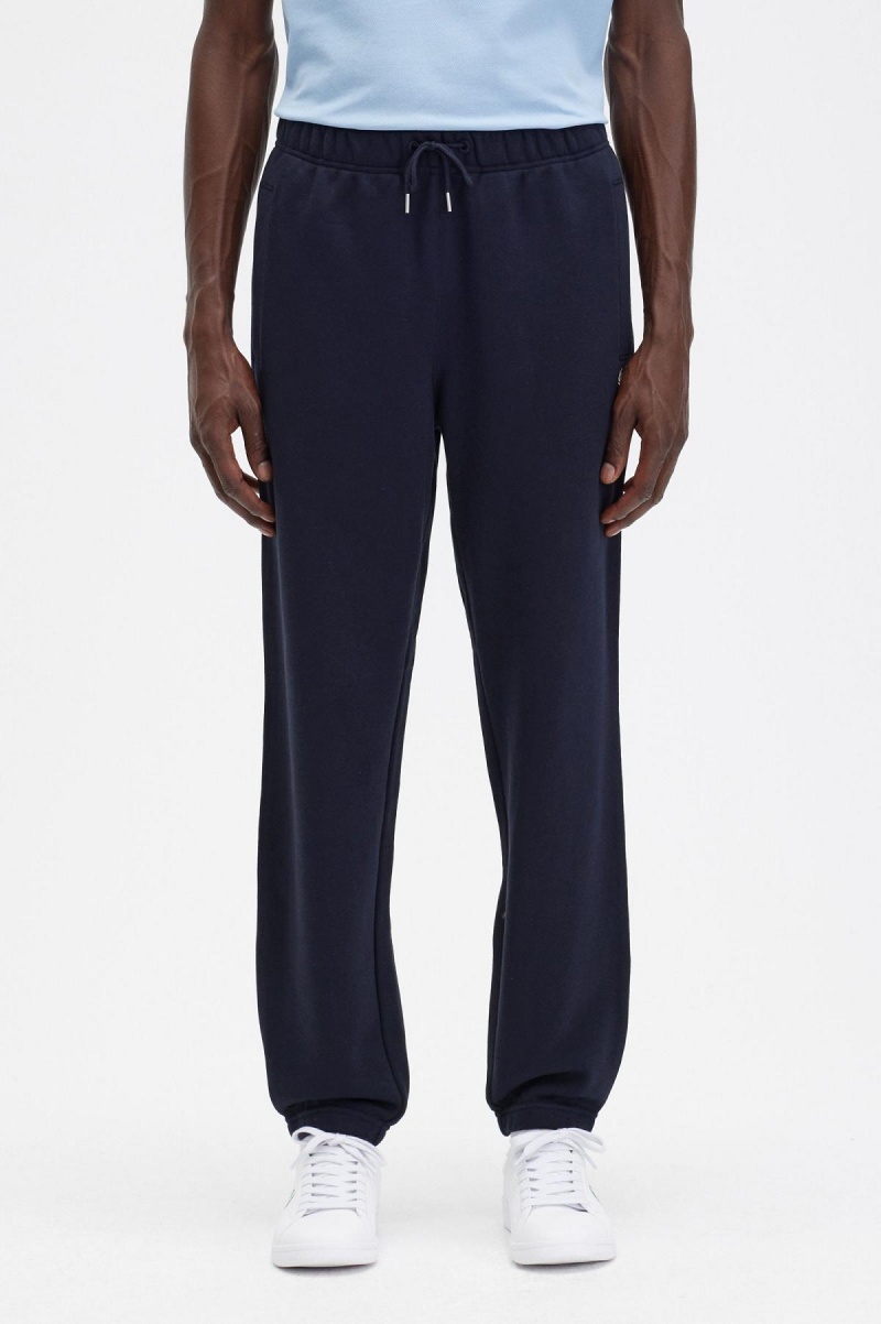 Pánské Kalhoty Fred Perry Loopback Sweatpant Tmavě Blankyt | QCZWA28769