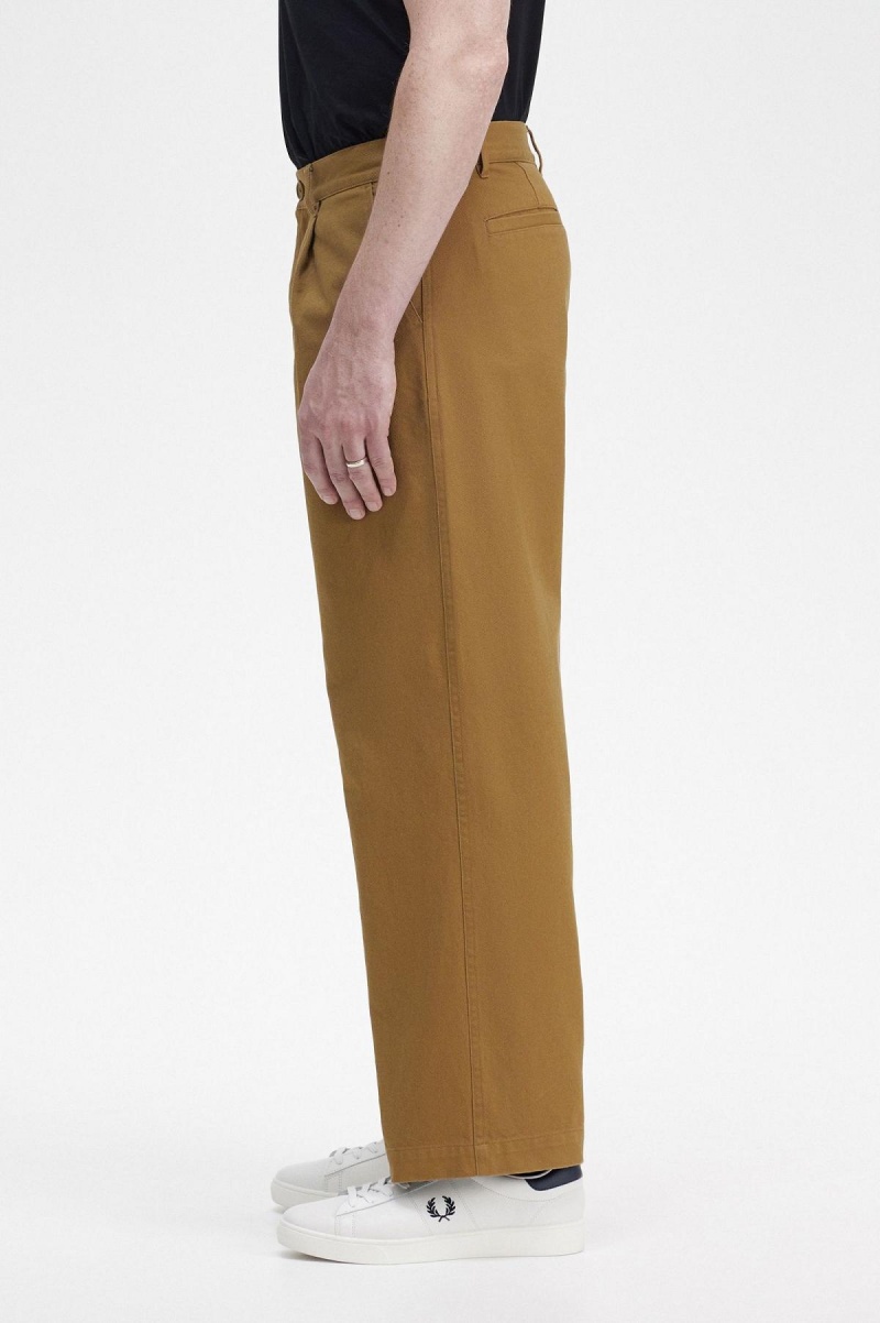 Pánské Kalhoty Fred Perry Rovný Leg Trousers Shaded Stone | LCZSX92451