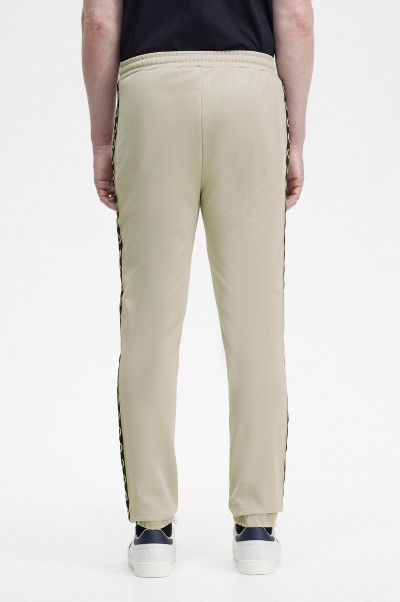 Pánské Kalhoty Fred Perry Taped Track Pants Světle Černé | MCZHR29425